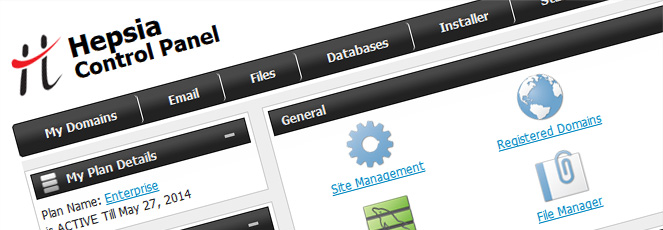 Hosting Plans Control Panel